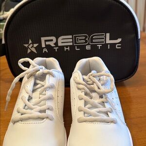 White Rebel cheer shoes size 5